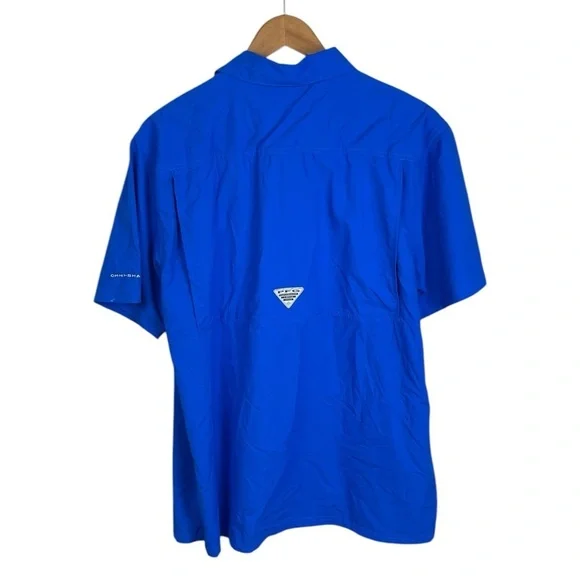 BF28 Mens Columbia PFG performance fishing gear, Omni shade button shirt L - Picture 4 of 5